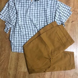 Mustard yellow pants